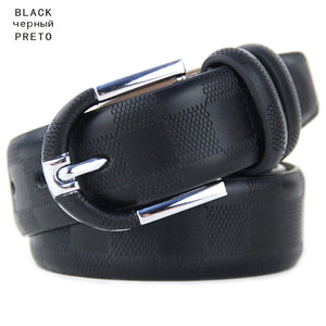 2017 fashionable mens belts pin buckle branded belts for men genuine leather black brown 3.5cm belt pants ceinture homme LJ027