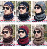 Fashion Winter Wool Fleece Neck Warmer Tube Scarf Face Mask Earmuffs Gorro Caps Knitted Hats Hood Beanie Balaclava Men Women-SCARF-FOREVER KRN