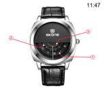 2016 Hot!Casual SKONE Genuine Men & Women Brand Wristwatches Special design Military Leather Sports Watch Relogio Masculino-WATCHS-FOREVER KRN