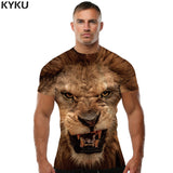 KYKU Brand 3d T-shirt Animal Lion Shirt Camiseta 3d T Shirt Men Funny T Shirts Mens Clothing Casual Fitness TeeTop Tiger Tshirt-PLAYERAS-FOREVER KRN