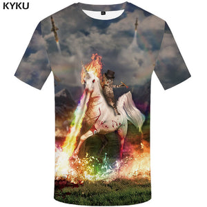 KYKU Brand 3d T-shirt Animal Lion Shirt Camiseta 3d T Shirt Men Funny T Shirts Mens Clothing Casual Fitness TeeTop Tiger Tshirt-PLAYERAS-FOREVER KRN