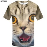 KYKU Brand 3d T-shirt Animal Lion Shirt Camiseta 3d T Shirt Men Funny T Shirts Mens Clothing Casual Fitness TeeTop Tiger Tshirt-PLAYERAS-FOREVER KRN