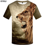 KYKU Brand 3d T-shirt Animal Lion Shirt Camiseta 3d T Shirt Men Funny T Shirts Mens Clothing Casual Fitness TeeTop Tiger Tshirt-PLAYERAS-FOREVER KRN