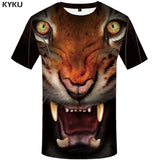 KYKU Brand 3d T-shirt Animal Lion Shirt Camiseta 3d T Shirt Men Funny T Shirts Mens Clothing Casual Fitness TeeTop Tiger Tshirt-PLAYERAS-FOREVER KRN