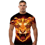 KYKU Brand 3d T-shirt Animal Lion Shirt Camiseta 3d T Shirt Men Funny T Shirts Mens Clothing Casual Fitness TeeTop Tiger Tshirt-PLAYERAS-FOREVER KRN