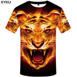 KYKU Brand 3d T-shirt Animal Lion Shirt Camiseta 3d T Shirt Men Funny T Shirts Mens Clothing Casual Fitness TeeTop Tiger Tshirt-PLAYERAS-FOREVER KRN