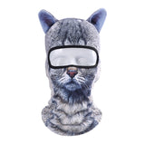 3D Cut Animal Ear Balaclava Full Face Mask Bicycle Hats Snowboard Party Halloween Winter Warmer Face Mask Cat Dog for Men Women-MASK FACE-FOREVER KRN