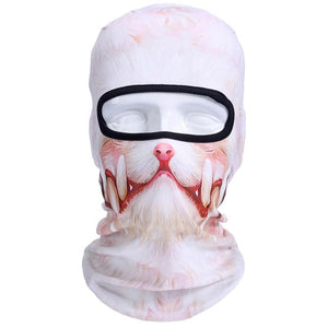 3D Animal Cat Dog Bicycle Hats Cap Balaclava Snowboard Winter Warmer Helmet Liner Protection UV Full Face Mask-MASCARA FACIAL-FOREVER KRN