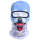 3D Animal Cat Dog Bicycle Hats Cap Balaclava Snowboard Winter Warmer Helmet Liner Protection UV Full Face Mask-MASCARA FACIAL-FOREVER KRN