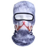 3D Animal Cat Dog Bicycle Hats Cap Balaclava Snowboard Winter Warmer Helmet Liner Protection UV Full Face Mask-MASCARA FACIAL-FOREVER KRN