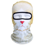 3D Animal Cat Dog Bicycle Hats Cap Balaclava Snowboard Winter Warmer Helmet Liner Protection UV Full Face Mask-MASCARA FACIAL-FOREVER KRN