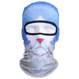 3D Animal Cat Dog Bicycle Hats Cap Balaclava Snowboard Winter Warmer Helmet Liner Protection UV Full Face Mask-MASCARA FACIAL-FOREVER KRN