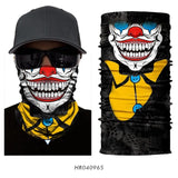 3D Seamless Skull Balaclava Neck Face Mask Halloween Clown Joker Headscarf Military Bandana Protection Headwear Bicycle Scarf-MASCARA FACIAL-FOREVER KRN