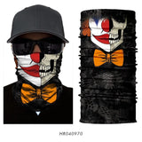 3D Seamless Skull Balaclava Neck Face Mask Halloween Clown Joker Headscarf Military Bandana Protection Headwear Bicycle Scarf-MASCARA FACIAL-FOREVER KRN