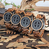 BOBO BIRD New Arrival Wooden WristWatch Led Display Digital Mens Watch Unique Night Vision 4 colors Available