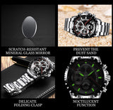 2017 New Fashion LIGE Mens Watch Men Full Steel Business Watch Date Chronograph Quartz-watch Male Gifts Clock Relogio Masculino-WATCHS-FOREVER KRN