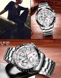 2017 New Fashion LIGE Mens Watch Men Full Steel Business Watch Date Chronograph Quartz-watch Male Gifts Clock Relogio Masculino-WATCHS-FOREVER KRN