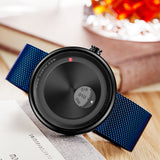 Creative Top Luxury brand Japan Quartz Watch Men's Classical Casual Stainless steel Mesh Band Clock Male Wristwatch relogio New-WATCHS-FOREVER KRN