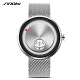 Creative Top Luxury brand Japan Quartz Watch Men's Classical Casual Stainless steel Mesh Band Clock Male Wristwatch relogio New-WATCHS-FOREVER KRN