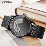 Fashion Creative Top Luxury brand Quartz Watch Men Unisex Casual Stainless steel Mesh Band Clock Male Wristwatch relogio Date-WATCHS-FOREVER KRN