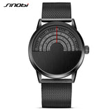 Fashion Creative Top Luxury brand Quartz Watch Men Unisex Casual Stainless steel Mesh Band Clock Male Wristwatch relogio Date-WATCHS-FOREVER KRN