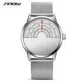 Fashion Creative Top Luxury brand Quartz Watch Men Unisex Casual Stainless steel Mesh Band Clock Male Wristwatch relogio Date-WATCHS-FOREVER KRN