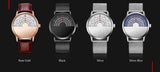 Fashion Creative Top Luxury brand Quartz Watch Men Unisex Casual Stainless steel Mesh Band Clock Male Wristwatch relogio Date-WATCHS-FOREVER KRN