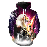 ConMotion Eagle Soldier Print Fashion Hooded Sweatshirt Women Men Women Casual Hoodies-SUDADERAS-FOREVER KRN