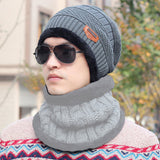 Fashion Winter Wool Fleece Neck Warmer Tube Scarf Face Mask Earmuffs Gorro Caps Knitted Hats Hood Beanie Balaclava Men Women-SCARF-FOREVER KRN