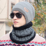 Fashion Winter Wool Fleece Neck Warmer Tube Scarf Face Mask Earmuffs Gorro Caps Knitted Hats Hood Beanie Balaclava Men Women-SCARF-FOREVER KRN