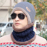 Fashion Winter Wool Fleece Neck Warmer Tube Scarf Face Mask Earmuffs Gorro Caps Knitted Hats Hood Beanie Balaclava Men Women-SCARF-FOREVER KRN