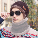 Fashion Winter Wool Fleece Neck Warmer Tube Scarf Face Mask Earmuffs Gorro Caps Knitted Hats Hood Beanie Balaclava Men Women-SCARF-FOREVER KRN