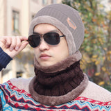 Fashion Winter Wool Fleece Neck Warmer Tube Scarf Face Mask Earmuffs Gorro Caps Knitted Hats Hood Beanie Balaclava Men Women-SCARF-FOREVER KRN