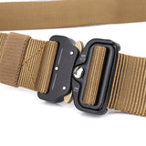 men Belt 2017 SWAT Combat Military Equipment Men Nylon Metal Buckle Knock Off Belts US Army Soldier Carry Waist Belt 125cm-CINTURONES-FOREVER KRN