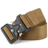 men Belt 2017 SWAT Combat Military Equipment Men Nylon Metal Buckle Knock Off Belts US Army Soldier Carry Waist Belt 125cm-CINTURONES-FOREVER KRN