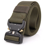 men Belt 2017 SWAT Combat Military Equipment Men Nylon Metal Buckle Knock Off Belts US Army Soldier Carry Waist Belt 125cm-CINTURONES-FOREVER KRN