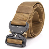 men Belt 2017 SWAT Combat Military Equipment Men Nylon Metal Buckle Knock Off Belts US Army Soldier Carry Waist Belt 125cm-CINTURONES-FOREVER KRN