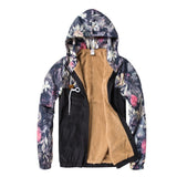 Grandwish Floral Bomber Jacket Men Hip Hop Slim Fit Flowers Pilot Bomber Jacket Coat Men's Hooded Jackets Plus Size 4XL , PA571