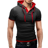 Brand 2017 Mens Polo Shirt Short-Sleeve Solid Poloshirt Men Polo Homme Slim Mens Clothing Camisas Hooded Camisa Polo Shirt XXXL