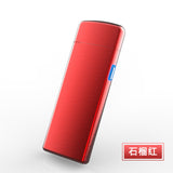 Latest Ultra-thin Fingerprint Touch Sensor Cigarette Lighter Rechargeable USB Charging Lighter Spare Electric Wire