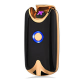 Intelligent USB Arc Lighter Dual Fire Arc Lighter Fingerprint Induction Charging Metal WindProof No Gas Smoker Cigarettes Gift