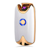 Intelligent USB Arc Lighter Dual Fire Arc Lighter Fingerprint Induction Charging Metal WindProof No Gas Smoker Cigarettes Gift