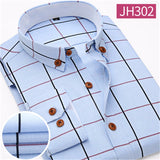 VISADA JAUNA 2017 New Arrival Men Shirt Casual Long Sleeve Plaid Formal Brand Clothing Business Shirts Man Chemise Homme N131-CAMISAS-FOREVER KRN