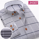 VISADA JAUNA 2017 New Arrival Men Shirt Casual Long Sleeve Plaid Formal Brand Clothing Business Shirts Man Chemise Homme N131-CAMISAS-FOREVER KRN