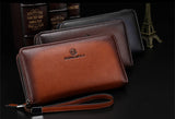 2016 Luxury Male Leather Purse Men's Clutch Wallets Handy Bags Business Carteras Mujer Wallets Men Black Brown Dollar Price