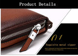 2016 Luxury Male Leather Purse Men's Clutch Wallets Handy Bags Business Carteras Mujer Wallets Men Black Brown Dollar Price