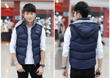 MISNIKI New Stylish Autumn Winter Vest Men High Quality Hood Warm Sleeveless Jacket Waistcoat Men (Asian Size)-VEST-FOREVER KRN