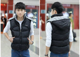 MISNIKI New Stylish Autumn Winter Vest Men High Quality Hood Warm Sleeveless Jacket Waistcoat Men (Asian Size)-VEST-FOREVER KRN