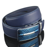 Men's Belt Automatic buckle Leather width 3.5CM Length 110/120 / 130CM Designer high quality Fashion brand black blue strap male