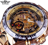 Winner New Number Sport Design Bezel Golden Watch Mens Watches Top Brand Luxury Montre Homme Clock Men Automatic Skeleton Watch-WATCHS-FOREVER KRN